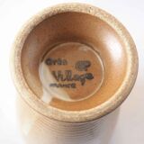 Set of 6 sandstone cups