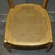 Spencer family gilded wooden bergère bench chair