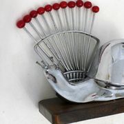 Set de piques à escargots / apéritif Art Déco 1930'