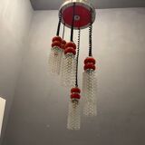 Crystal light pendant 1970s