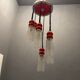 Crystal light pendant 1970s