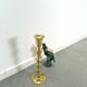 High gold candlestick vintage