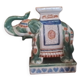 Éléphant porte plante vintage