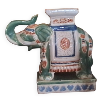 Vintage elephant plant holder
