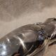 Silver metal jug in Art Nouveau style by the silversmith Gallia, height 26.2 cm.