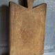 Cutting board in old solid wood