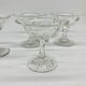 Set of 4 old Champagne Glasses, 1940s