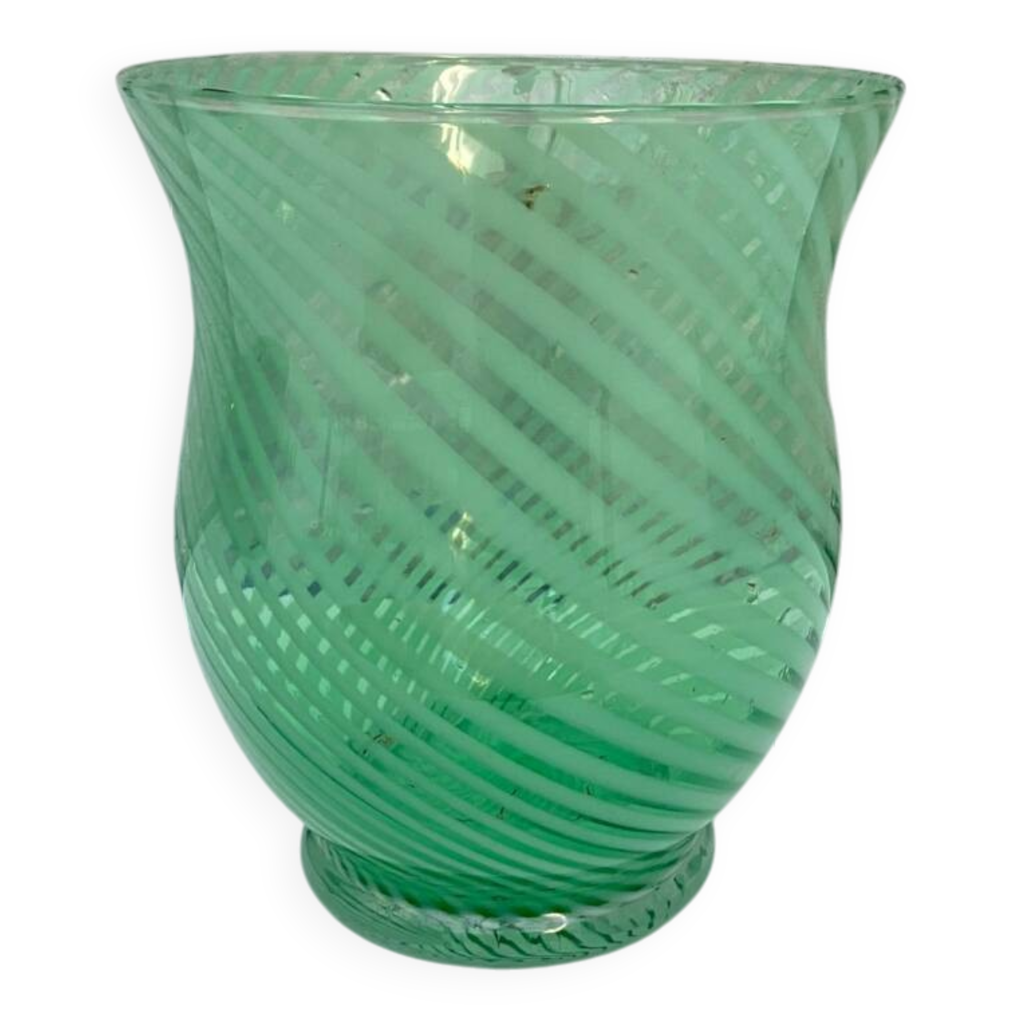 Large green vase