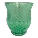 Large green vase