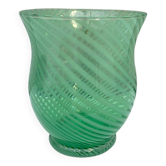 Large green vase