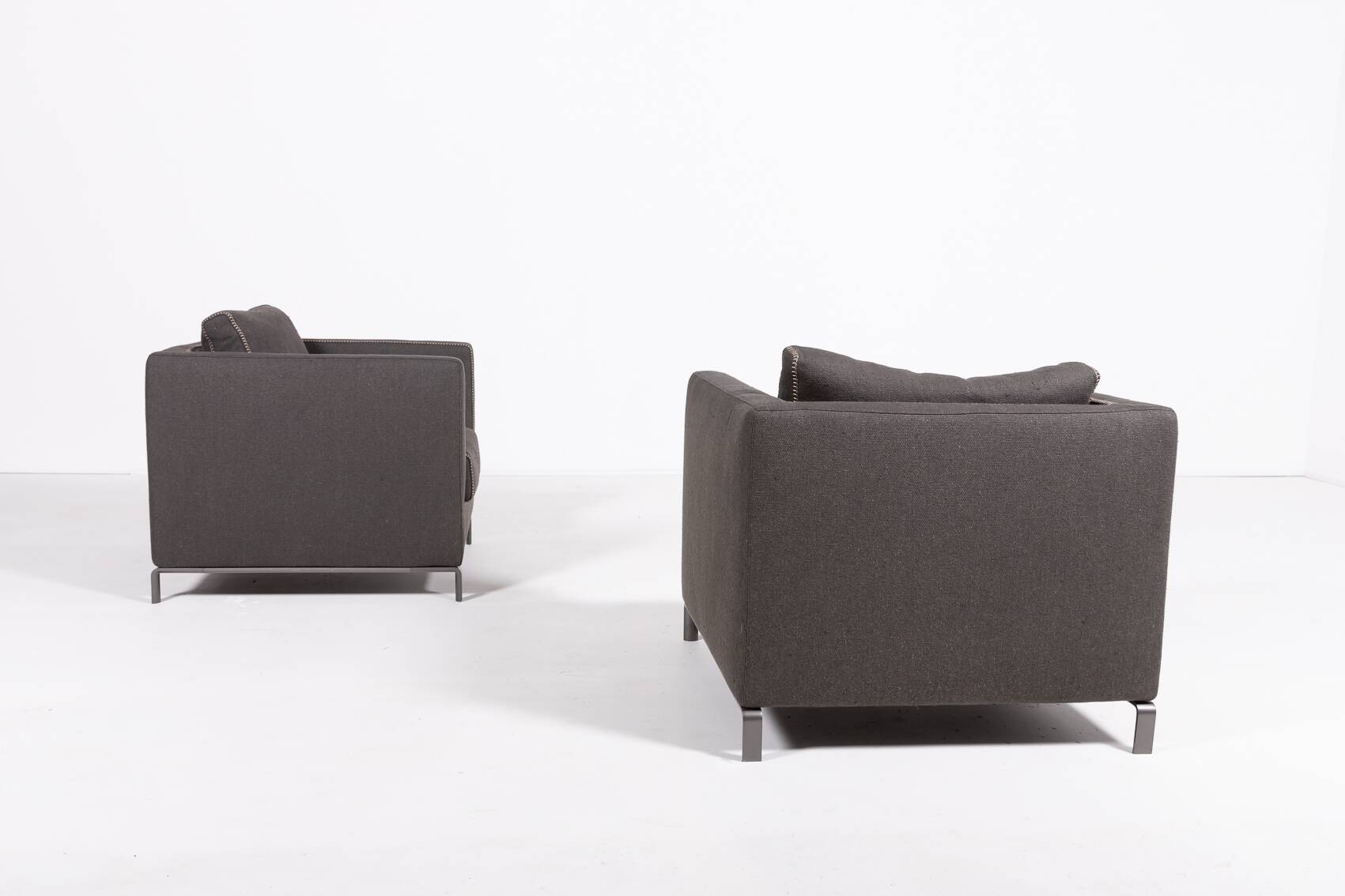 Pair of B&B Italia ‘Ray’ armchairs designed by Antonio Citterio
