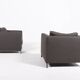 Pair of B&B Italia ‘Ray’ armchairs designed by Antonio Citterio