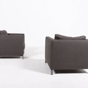 Pair of B&B Italia ‘Ray’ armchairs designed by Antonio Citterio