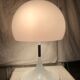 70s white mushroom lamp