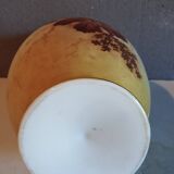 Vase en verre peint