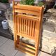Pair of folding chairs Scandinavian style 60/70