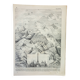 Gravure ancienne 1898, Hauteur, montagne, altitude • Lithographie, illustration originale
