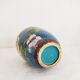 China 15 cm partitioned enamel vase