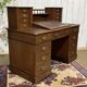 English oak graduated desk from the late 19th century.