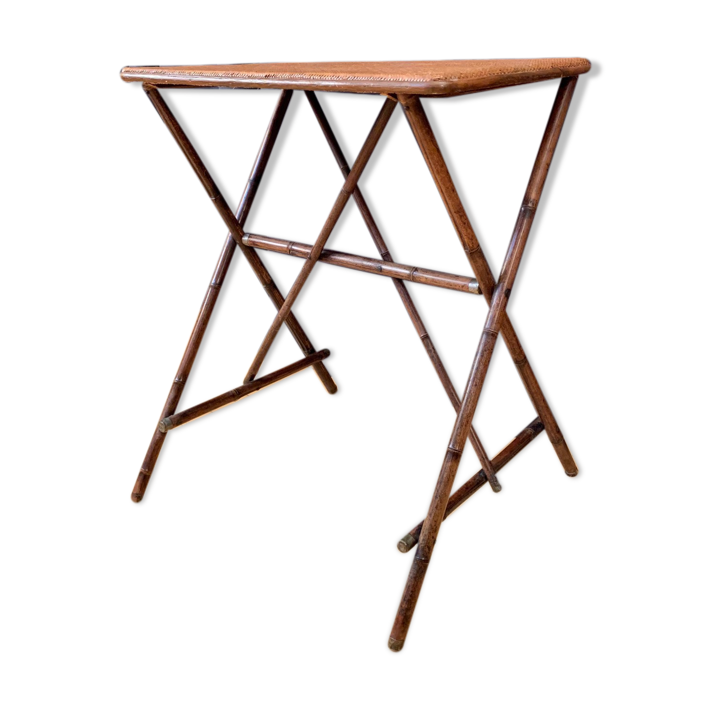 Table basse en bambou Angleterre 1920