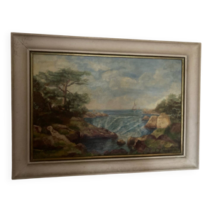 peinture sur panneau