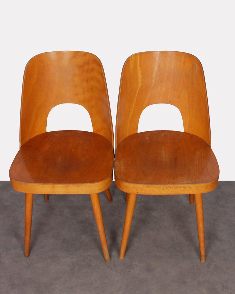 Pair of vintage chairs by Oswald Haerdtl, 1960