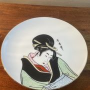 Assiette décorative geisha Japon