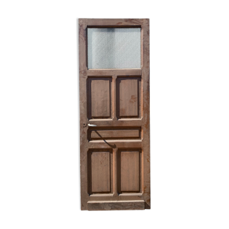 Passage door in patinated fir XX century