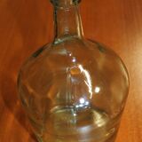 Demijohn in transparent glass