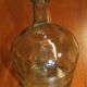 Demijohn in transparent glass