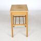 Scandinavian wooden bedside table