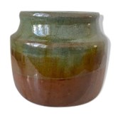 1950 sandstone vase signed