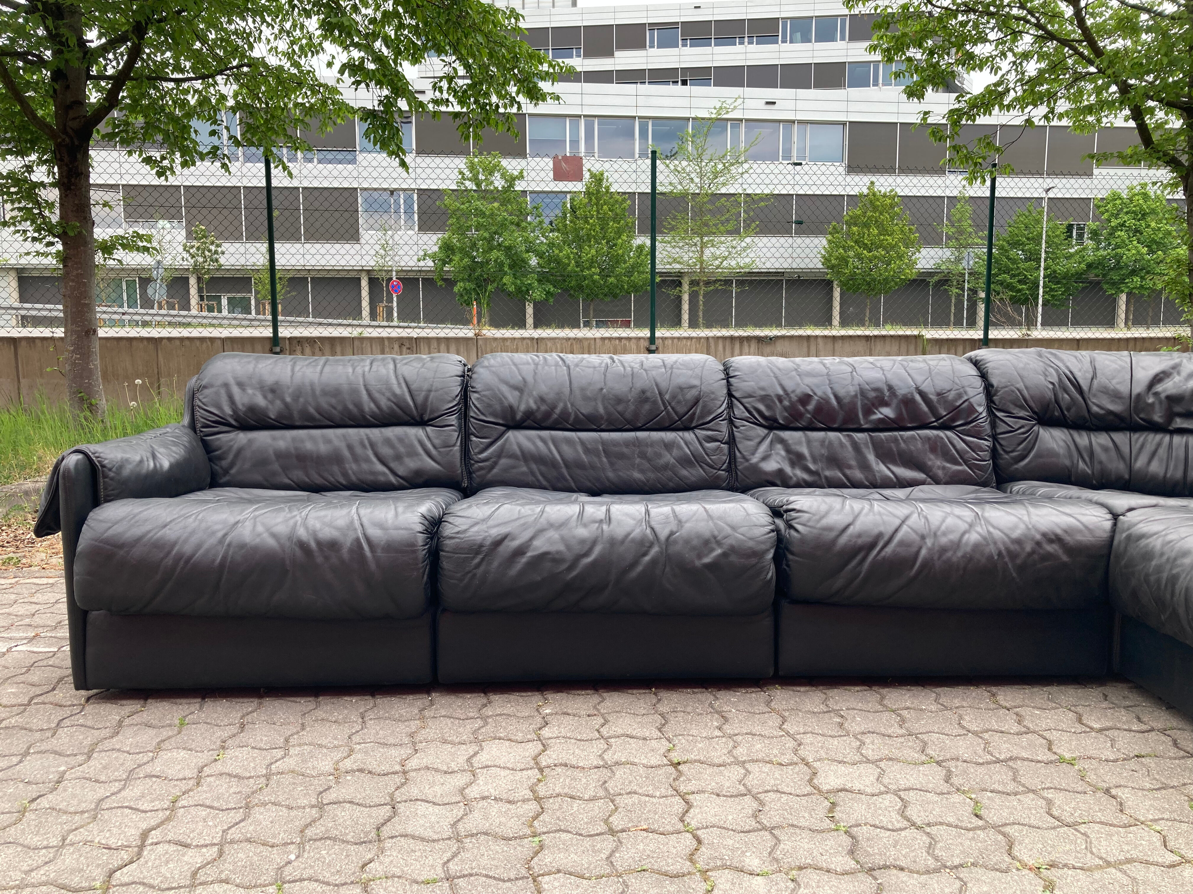Dreipunkt International Modular Leather Sofa