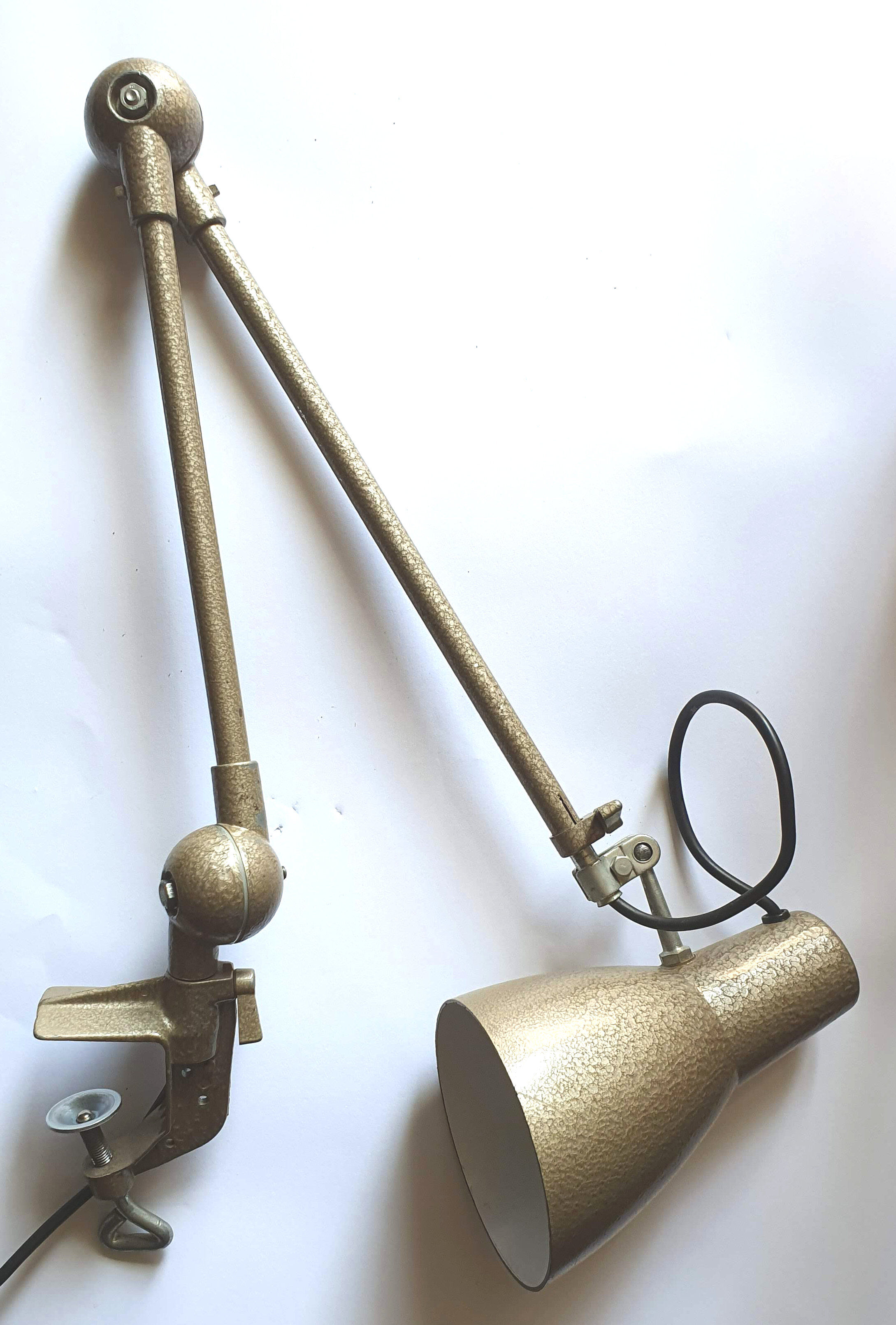 Industrial desk lamp