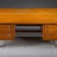 Bureau exécutif danois en teck par Arne Vodder pour H.P. Hansen, années 1960