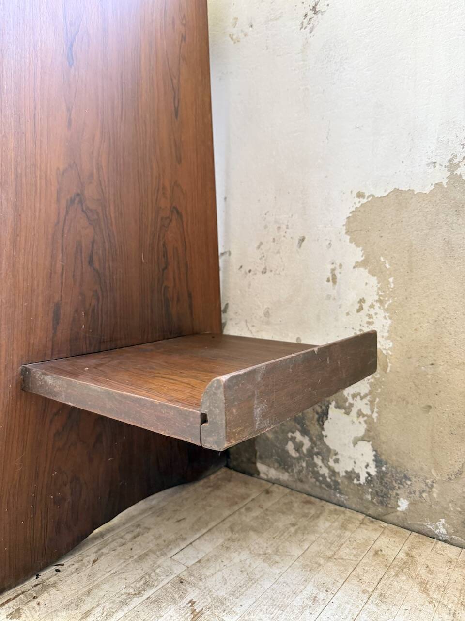 Jardinière années 50 palissandre constructiviste