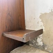 Jardinière années 50 palissandre constructiviste
