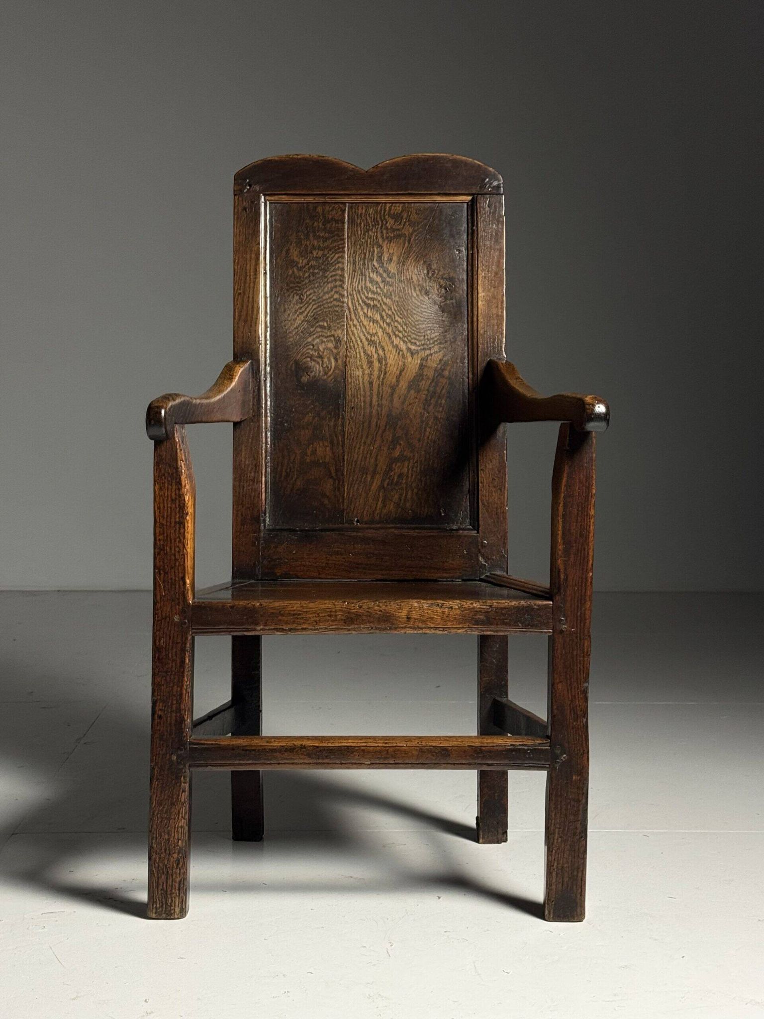 Chaise anglaise en chêne, 1650-1670
