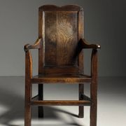 Chaise anglaise en chêne, 1650-1670