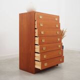 Teak chest of drawers, Danish design, 1970s, production: Denmark