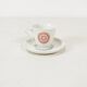 Service à expresso en porcelaine, Lettin, Allemagne années 1960.
