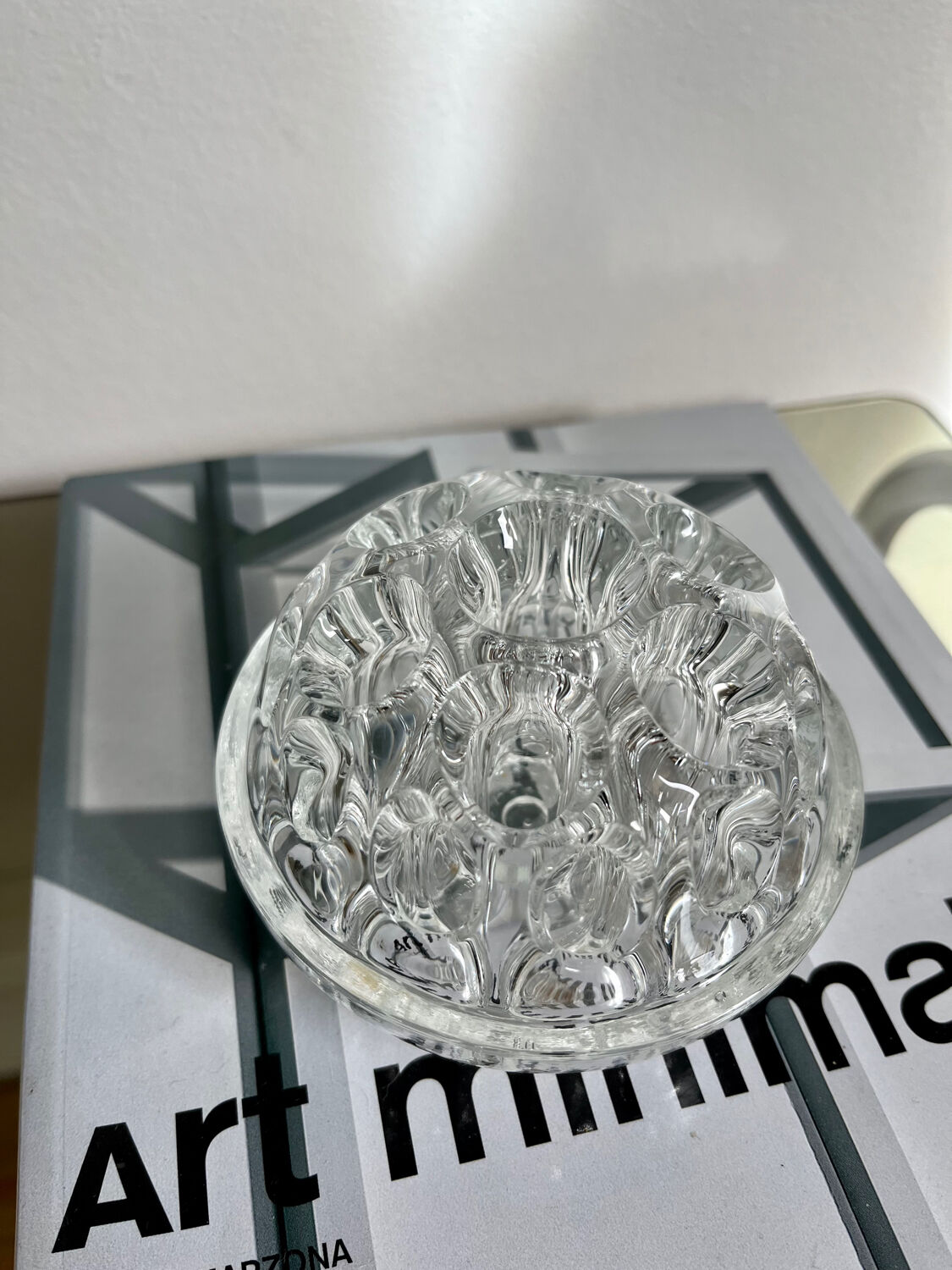 Vintage glass flower pick