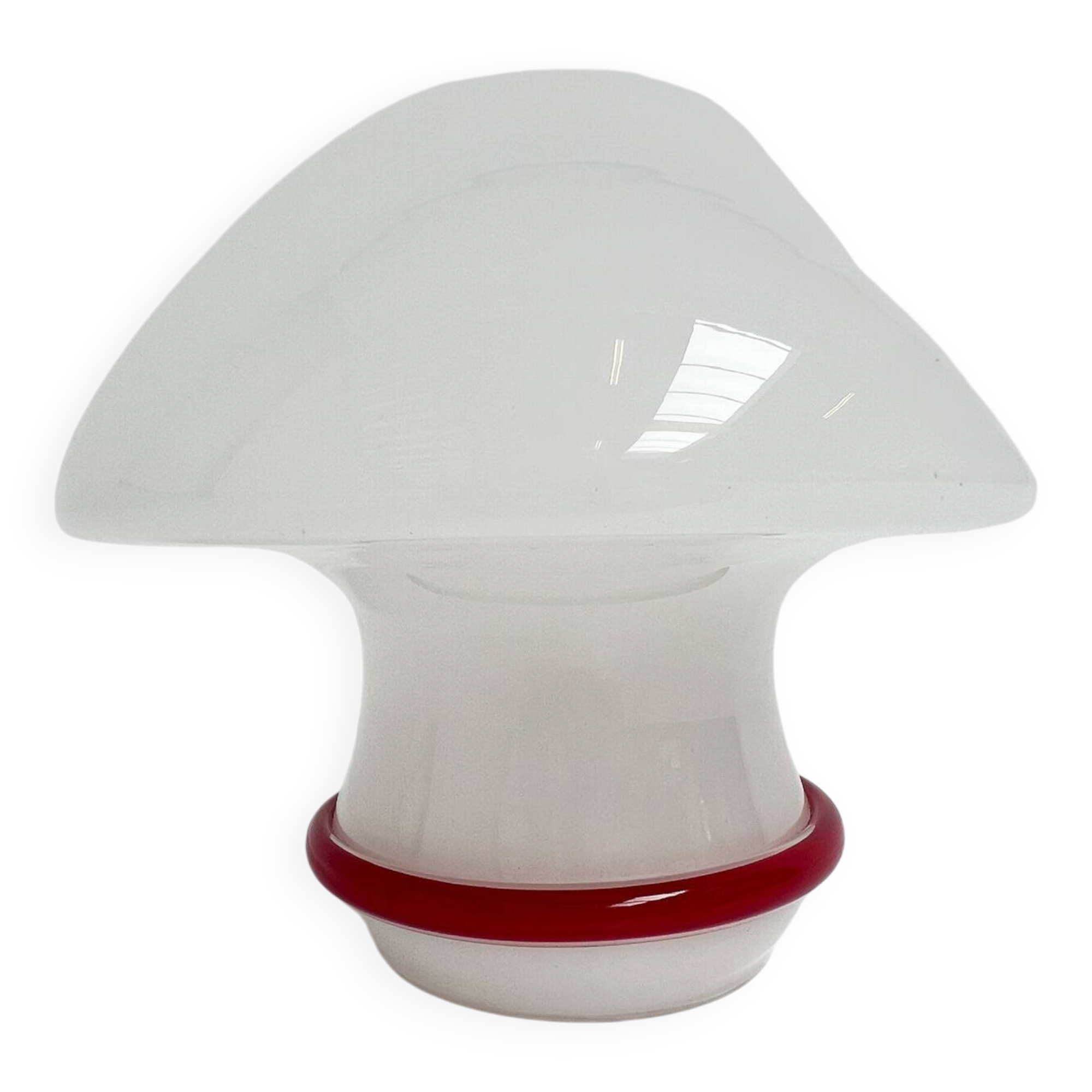 Murano glass mushroom table lamp by De Majo, 1970s