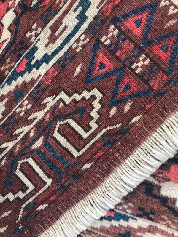 Carpet former Turkmen Afghan done hand 153 X 205 CM