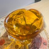 Murano ashtray year 60/70 orange