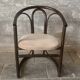 Set of 4 midcentury bentwood bamboo Dutch dining chairs, Rohe Noordwolde 19