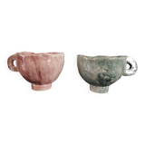 2 ceramic cups
