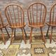 Set de 4 chaises Danoises 1970 vintage