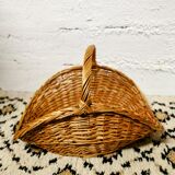 Wicker log basket
