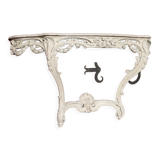 Carved wooden console